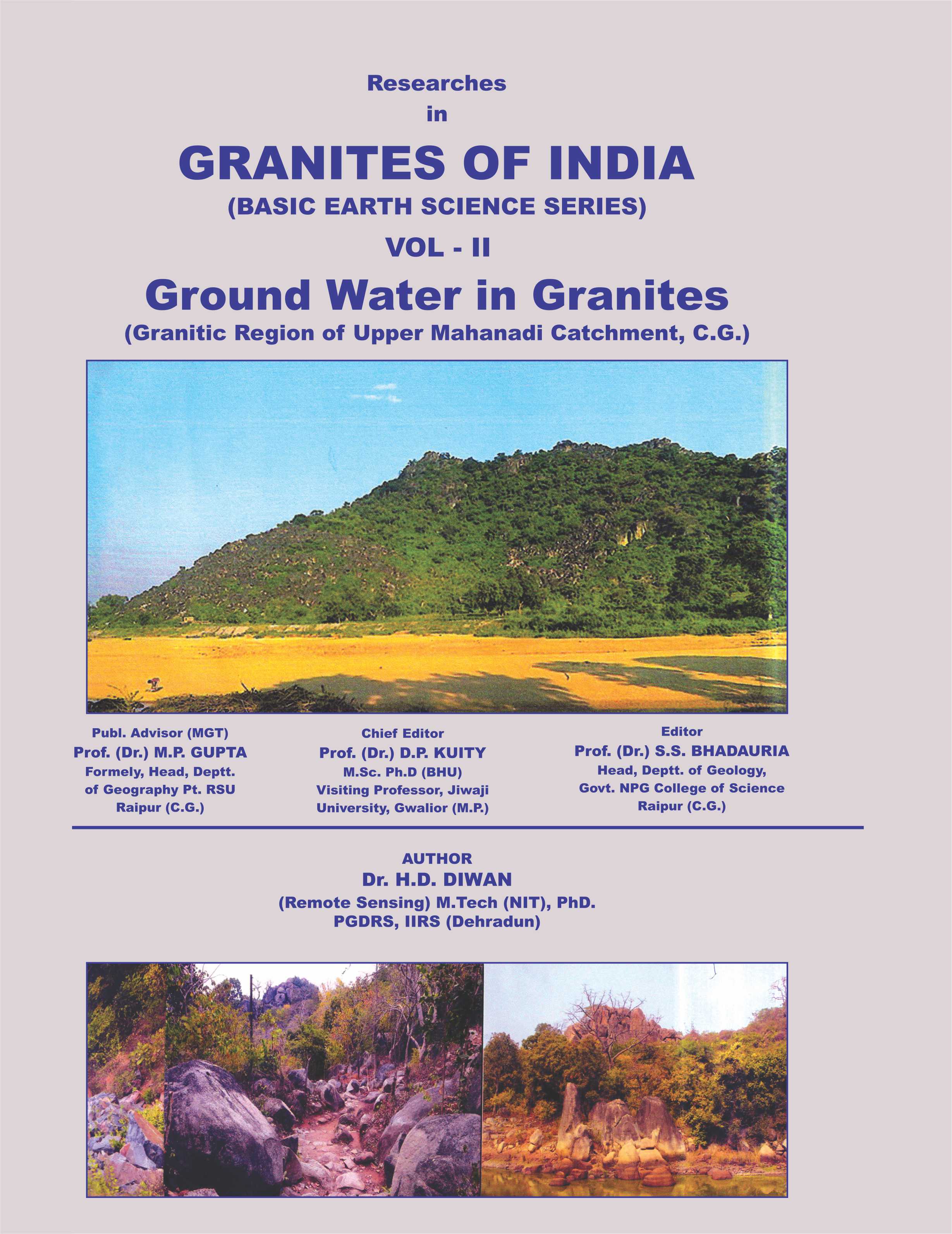 Researches in GRANITES OF INDIA Ground Water in Granites (Basic Earth Science Series)